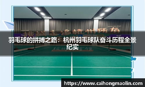 羽毛球的拼搏之路：杭州羽毛球队奋斗历程全景纪实